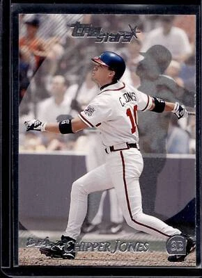 2000 Topps Stars Chipper Jones #47 - Atlanta Braves - Image 1 of 2