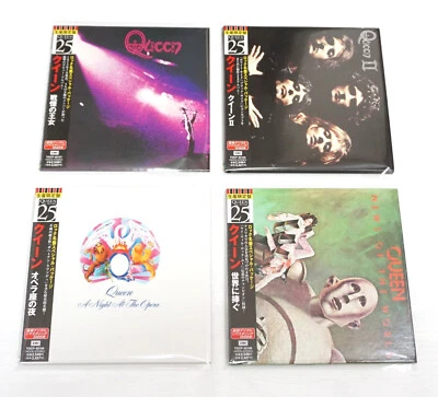 Queen - мини LP CD 4 названия набор реплика бумаги рукав Obi Toshiba EMI Японии - Изображение 1 из 4