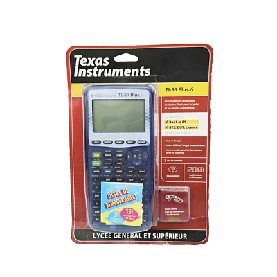 Texas Instruments TI-83 Plus .fr Graphing Calculator Scientific French Keyboard - Image 1 of 4