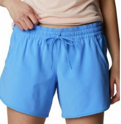Insertos elásticos Columbia Bogata Bay omni-sombra para mujer 3" Short Harbor Blue 3X] Foto 1 de 4