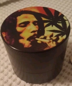 Amoladora magnética antiadherente Jimi Hendrix de titanio de 1,5 pulgadas + trituradora de píldoras gratis - Imagen 1 de 8