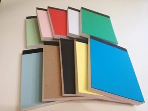100 BLOCS DE NOTAS A5 BLANCO LISO 80 GSM PAPEL JOTTER NOTEBOOK 50 HOJAS P/P SIN CUBIERTA - Imagen 1 de 2