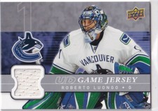 08/09 UD UPPER DECK ROBERTO LUONGO GAME USED JERSEY