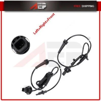 Set 2 Brand Front ABS Wheel Speed Sensor Fits 2011-2012 & 2015 Fits Honda CR-Z - Image 1 of 4