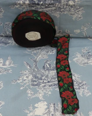 Ruban Gallon ancien ruban abat jour 1900 PAT 7411 fabrication Française au métre - Photo 1/4