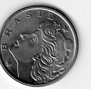 South America; Brazil 10 Centavos 1975 - Picture 1 of 2
