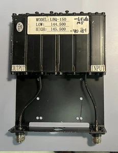 LBQ-150 Bandpass Filter VHF 132-174 MHz N connectors. 40 db rej, 1.5 db loss - Picture 1 of 2