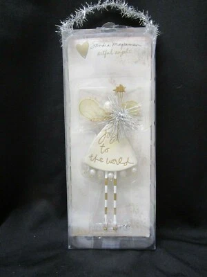 Departamento 56, Sandra Magsamen, Artful Angel, Joy to the World, NUEVO Foto 1 de 4