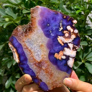 358G Cristal de ágata natural piedra áspera especímenes cura - Imagen 1 de 14