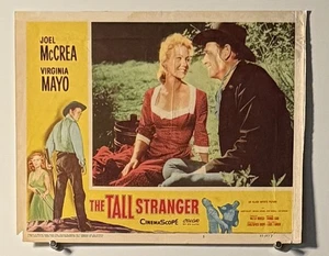 The Tall Stranger 1957 Lobby Card Joel McCrea Virginia Mayo CinemaScope Color - Picture 1 of 1