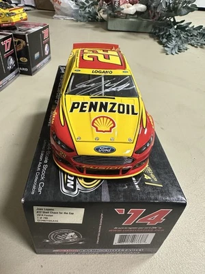 1/24 2014 Joey Logano Chase For The Sprint Cup Signed Shell Pennzoil - Image 1 of 2