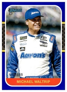Donruss Racing Blue #128 2020 Michael Waltrip #118/199 - Imagen 1 de 2