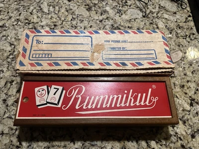 Rummikub Vintage Game Set with Case Made In Israel Original box  - Image 1 of 4