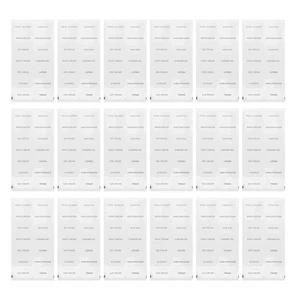20 Sheets Travel Toiletry Labels Travel Bottles Labels Shampoo Stickers - Picture 1 of 12