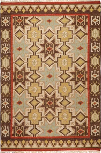 Alfombra 8x11 Hecha a Mano Lana Marrón Suroeste 2034 Alfombra - Aprox 8' x 11' Foto 1 de 1