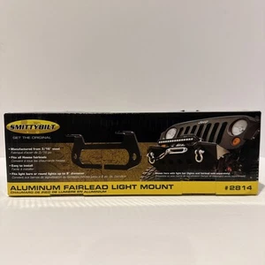 SMITYBILT #2814 Aluminum Hawse Light Mount Bracket For Jeep Wrangler 2007-2018 - Picture 1 of 7