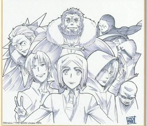 Fate/Zero Fgo Ufotable Reproduction Mini Color Paper Group Picture All Character - Picture 1 of 1