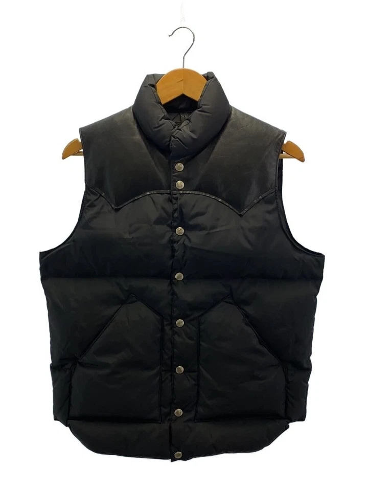 Rocky Mountain 羽毛床皮革 Yoke 开关背心 M 尼龙黑色 — 第 1/4 张图片