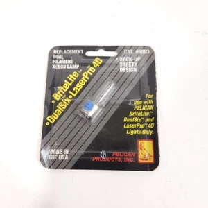 Pelican 5003 Replacement Dual Filament Xenon Lamp Dualsix Britelite Laserpro 4D - Picture 1 of 2