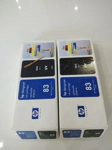 2019 HP 83 BLACK PRINTHEAD & CLEANER DESIGNJET 5000 5500 C4960A NEW UV - Picture 1 of 2