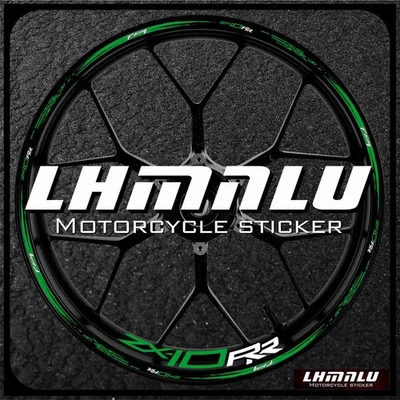 For Kawasaki ZX-10RR 17 inch Waterproof Decal Wheel Reflective RIM Stickers #07 Foto 1 de 4