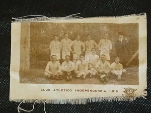 Seltene Uruguay Seide Fußballkarte 1915 - Club Atlético Independencia - A. Clavier - Bild 1 von 4