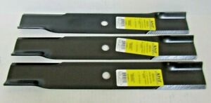 3 USA blades will fit JOHN DEERE M86209 AM39966 F910 F915 655 318 322 332 50"