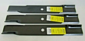3 USA blades will fit JOHN DEERE M86209 AM39966 F910 F915 655 318 322 332 50" - Picture 1 of 2