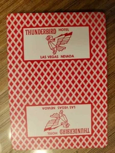 VINTAGE LAS VEGAS - SINGLE SWAP SPIELKARTE - THUNDERBIRD HOTEL - SELTEN - Bild 1 von 1