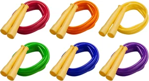 8 Ft Licorice Jump Rope Speed Rope Contoured Handles Fitness Cross Training Kids - Picture 1 of 12