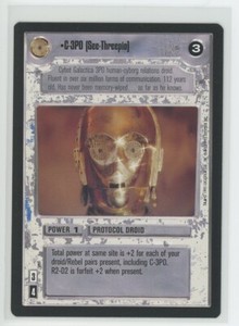 C-3PO (See-Threepio) Star Wars CCG Premiere Limited BB SWCCG Unplayed