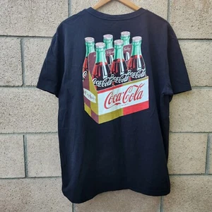 Divided by H&M Coca Cola Herren Kurzarm Grafik T-Shirt Gr. XL schwarz - Bild 1 von 8