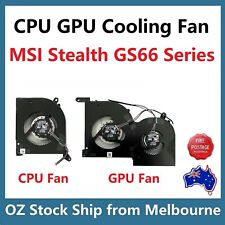 CPU GPU Cooling Fan For MSI GS66 Stealth 11UG 11UH 12UE 12UG 12UH Genuine