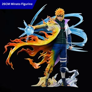 26cm Naruto Minato Namikaze LED Rasengan PVC Statue Anime Actionfigur - Bild 1 von 12