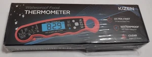 Instant Read Digital Meat Thermometer Foldable & Waterproof DOES NEED A BATTERY - Picture 1 of 3