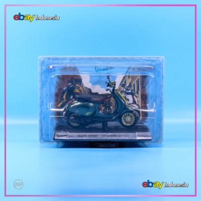 Maisto Fabbri Custom Vespa Sprint 150 ABS Racing Sixties Diecast Motor Bike 1:18 - Image 1 of 4