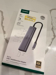 Ugreen 6-in-1 Type C to HDMI +USB 3.0*3 + SD/TF Converter - Picture 1 of 3