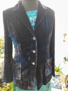 Schwarzer gefütterter Blazer aus Seidenmischung von Monsoon/Twilight Größe UK 10 - Bild 1 von 2