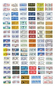 1/24 1/25 scale model car assorted Canada license plates Canadian tags 1:25 - Picture 1 of 1