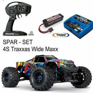 Traxxas Wide Maxx Monster Truck Rock'n Roll + 4S 5000 mAh Battery + Charger RTR - Picture 1 of 4
