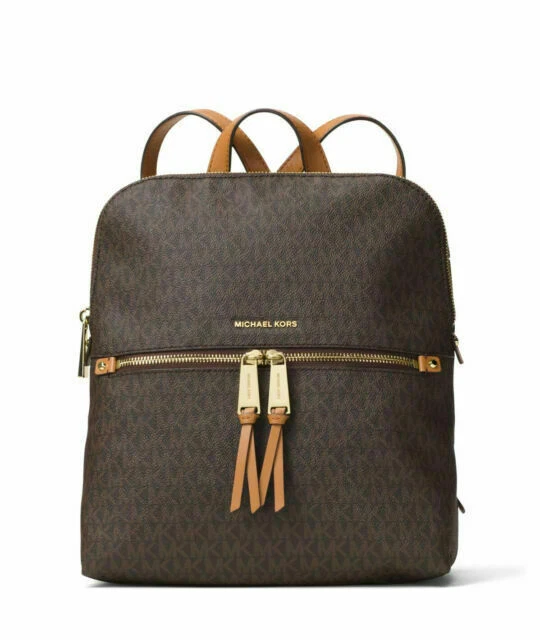 Michael Kors Rhea Medium Slim Backpack - Brown