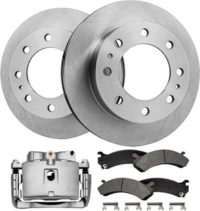 Front Disc Rotors & Right Caliper Brake Pads for Silverado Sierra 1500 2500 3500 - Picture 1 of 1