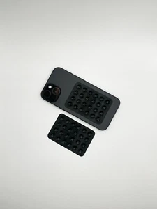 2x Black Mobile Phone Suction Grip Phone Holder Mount for iPhone Samsung Google - Picture 1 of 17