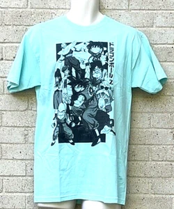 Dragonball Z T Shirt Light Blue Medium Anime Goku Gohan Vegeta DBZ Manga - Picture 1 of 7