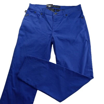 Pantalón al tobillo Rock & Republic Hamburg para mujer talla 10 azul real tiro medio Foto 1 de 4