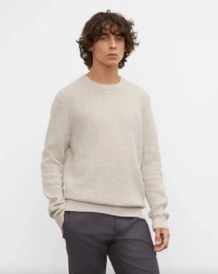 Club Monaco CASHMERE TEXTURE STITCH Crewneck Sweater. - Picture 1 of 5