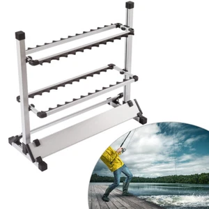 24 ruten Rutenständer Angelruten Rutenhalter Aluminium Angelruten Halterung DE - Bild 1 von 12