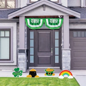 St. Patrick’s Day Outdoor Decorations Kit - 6 Pc. - Picture 1 of 1