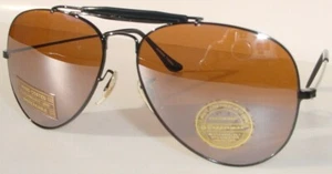 Neu mit Etikett TruVintage Outdoorman Shooter-Stil Kupfermax Linse Tech Pilotensonnenbrille - Bild 1 von 8