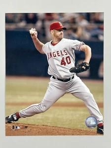 Archivo fotográfico de Troy Percival sin firmar 8x10 con licencia de Los Angeles Angels Serie Mundial - Imagen 1 de 1